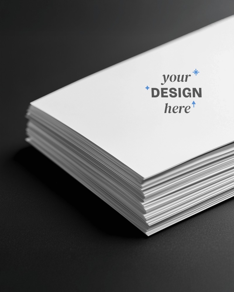 Sleek Brochure Mockup Your Design Here Professional Layout On Dark Surface