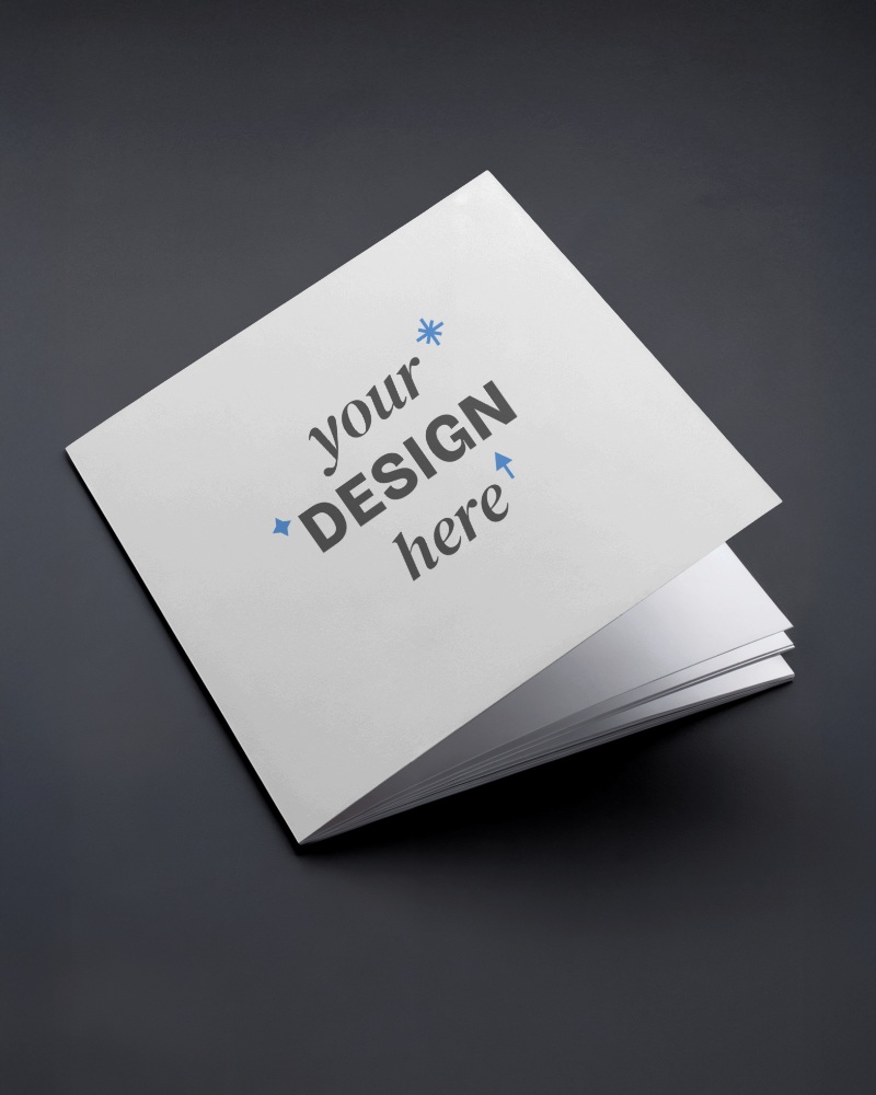 Professional Brochure Mockup Minimalist Design Ideal For Corporate Marketing Materials
