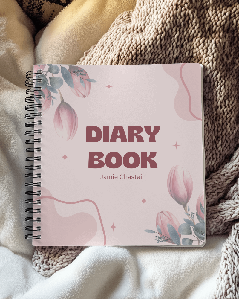Cozy Blanket Notebook Mockup Soft Natural Lighting On Warm Fabric Texture Relaxing Ambience