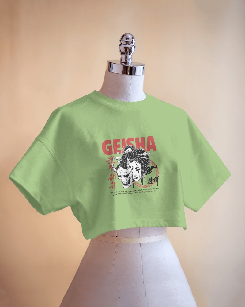 Modern Crop Top Mockup Displayed On Premium Mannequin With Soft Focus Background Perfect For Elevated Fashion Advertising