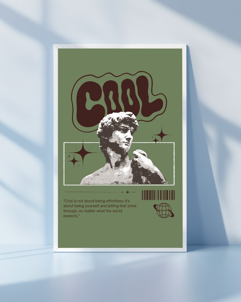 Blue Background Frame Mockup Fresh And Airy Aesthetic With Soft Lighting And Clean Design 0111