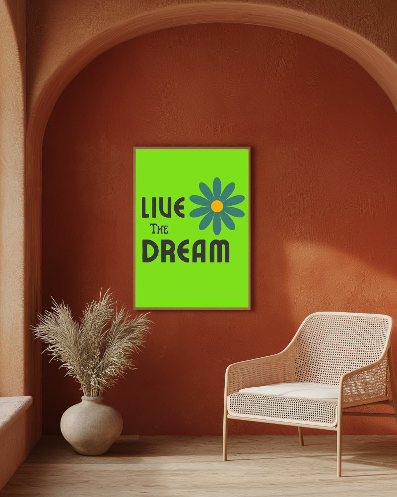 Mediterranean Archway Frame Mockup Earthy Tones With Warm Lighting Rattan Chair And Dried Plants Serene And Inviting Ambience 0157