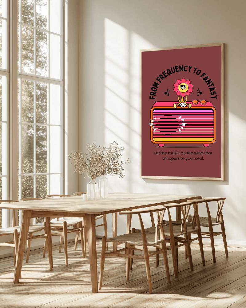 Sunlit White Background Chair Table Frame Mockup Soft Natural Light With Minimalist Furnishings 102