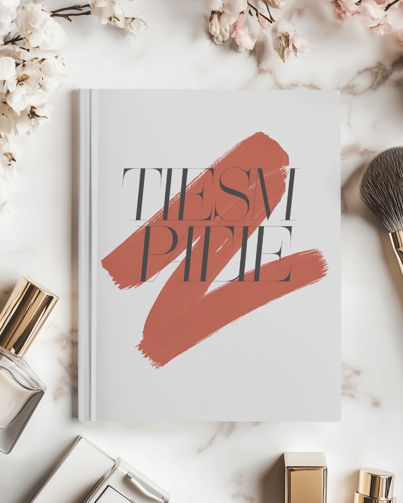 Premium Magazine Mockup Stylish Beauty Publication With Chic Minimalist Layout