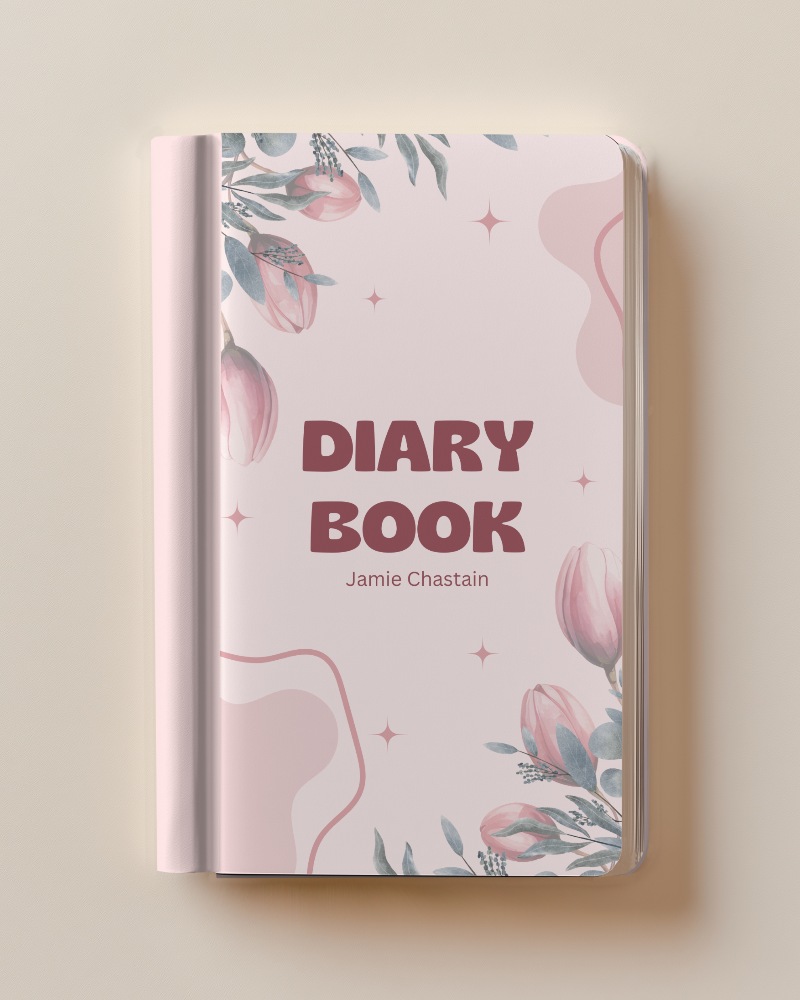 Top View Notebook Mockup On Soft Beige Background With Subtle Shadows Clean And Minimalistic Flat Lay Style 0021