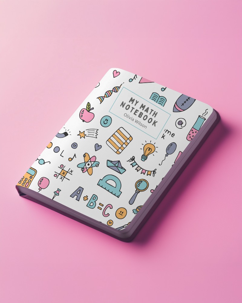 notebook-mockup-perspective-view-white-hardcover-with-black-spine-on-vibrant-pink-background-soft-shadow-modern-and-playful-stationery-presentation
