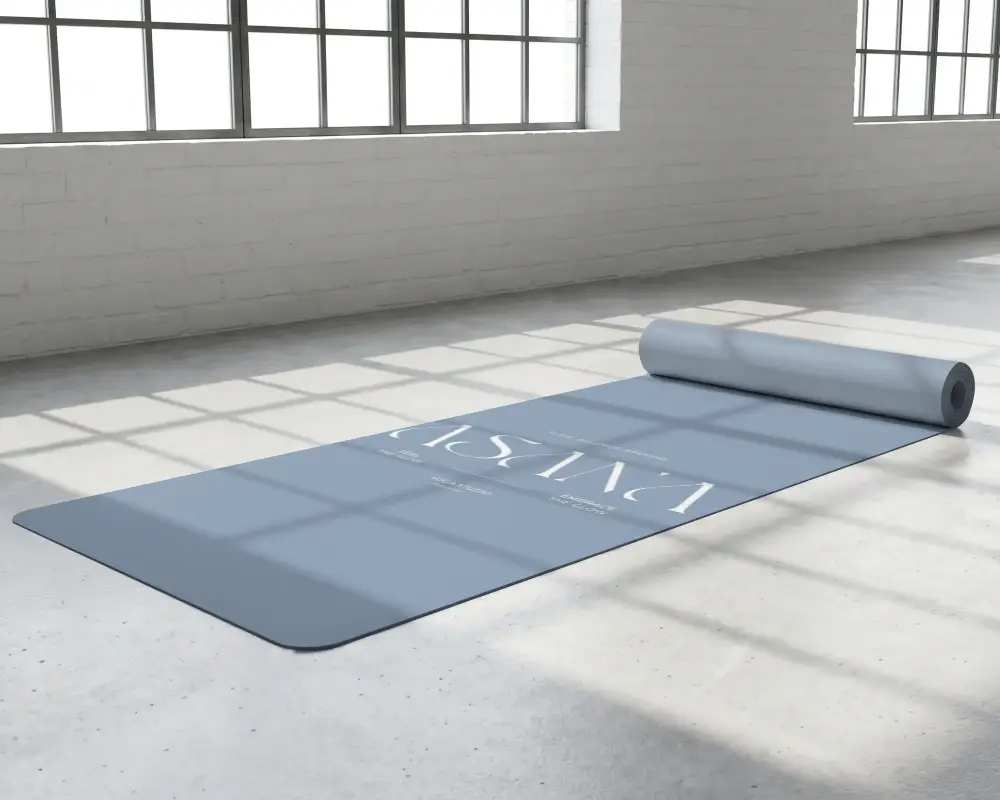 High Quality Yoga Mat Mockup Perfect For Branding And Custom Design Presentation