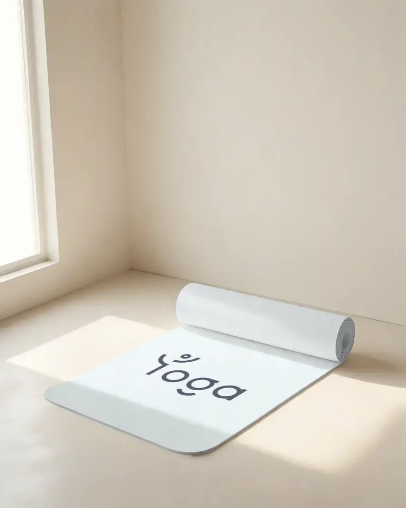 Premium Non Slip Yoga Mat Mockup For Home And Studio Practice Durable And Comfortable Texture
