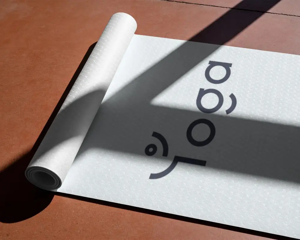 Premium Textured Yoga Mat Mockup For Brand Promotion And Digital Design Projects