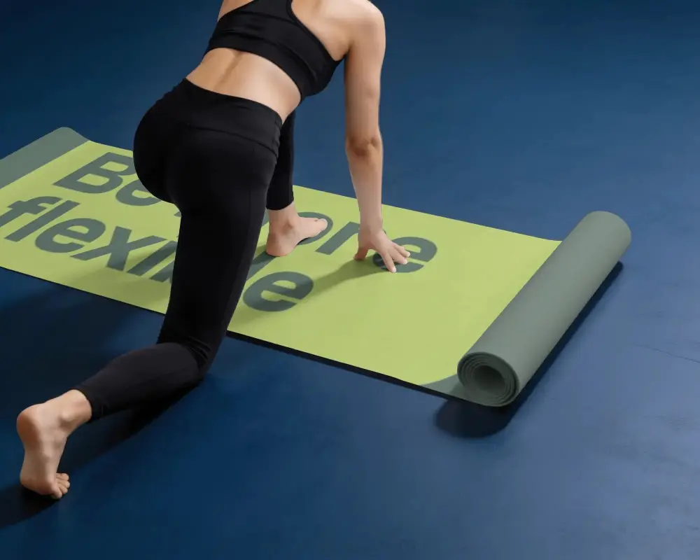Premium Yoga Mat For Stability And Support During Yoga And Fitness Practice At Home
