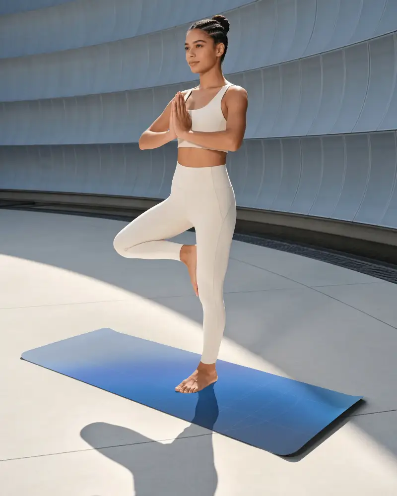 Premium Yoga Mat Mockup For Fitness Brands Ideal For Advertising And Online Store Promotion