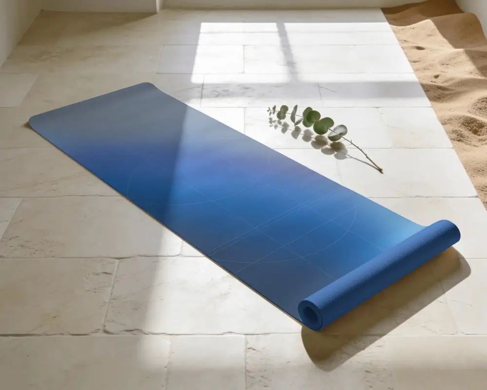Premium Quality Yoga Mat Mockup For Indoor And Outdoor Exercise Ideal For Pilates And Stretching