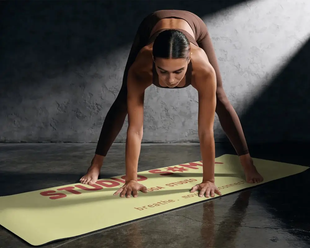 Premium Yoga Mat Mockup For Creative Fitness Brands And Active Lifestyle Marketing Campaigns