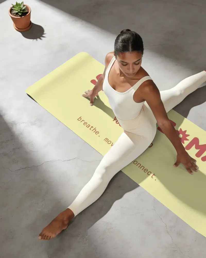 Premium Non Slip Yoga Mat For Indoor Outdoor Fitness And Flexibility Training Practice