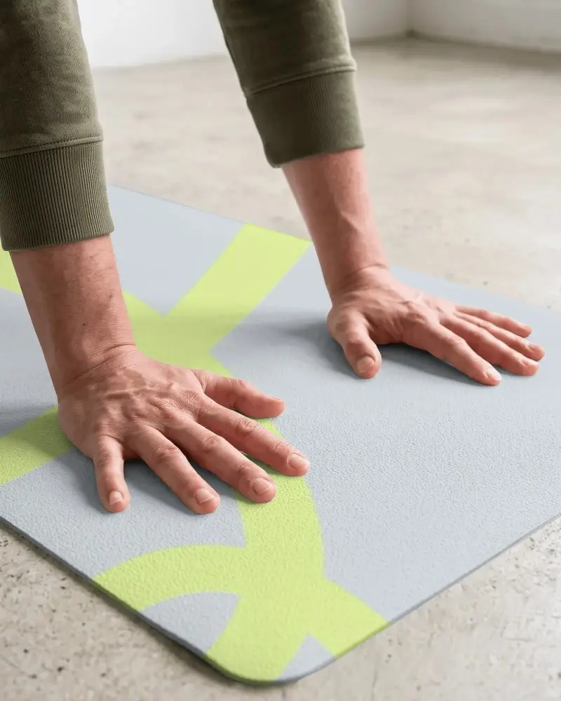 Premium Quality Yoga Mat With Anti Skid Surface For Balance And Stability During Workouts