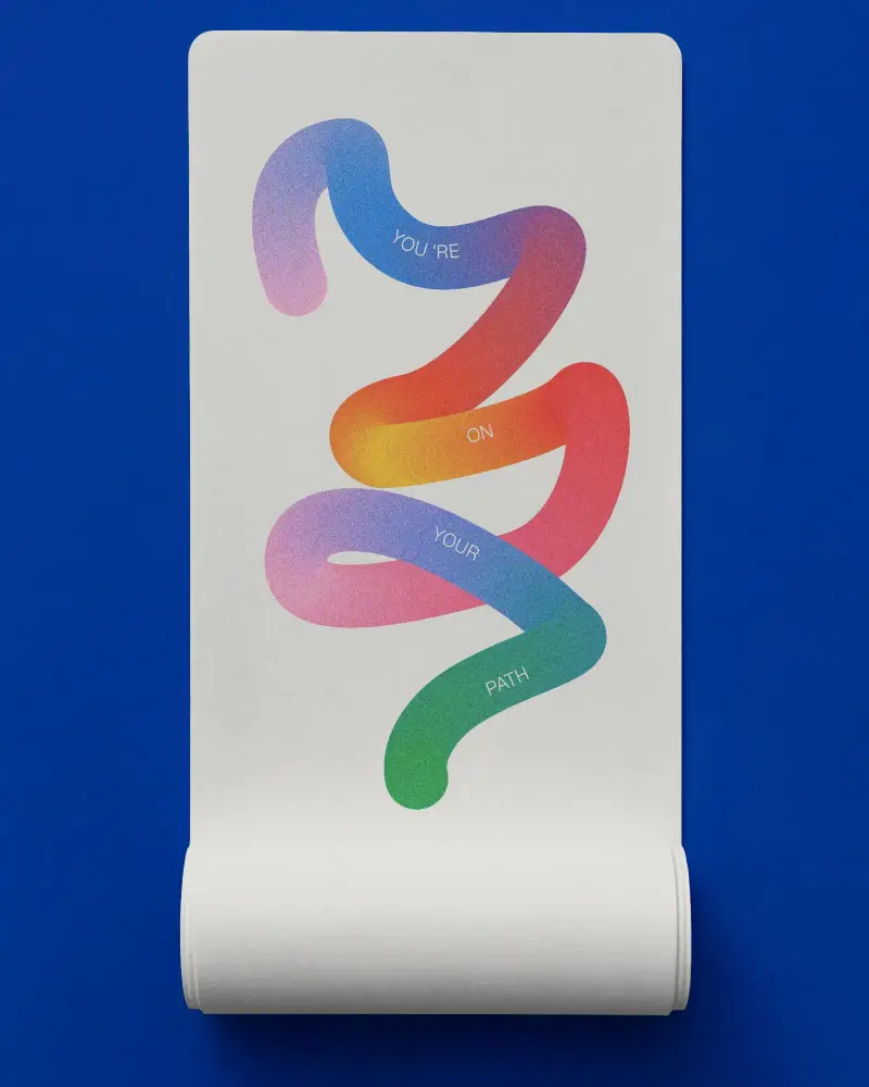 Premium Yoga Mat Mockup Rolled Partially With Clean Smooth Surface Template