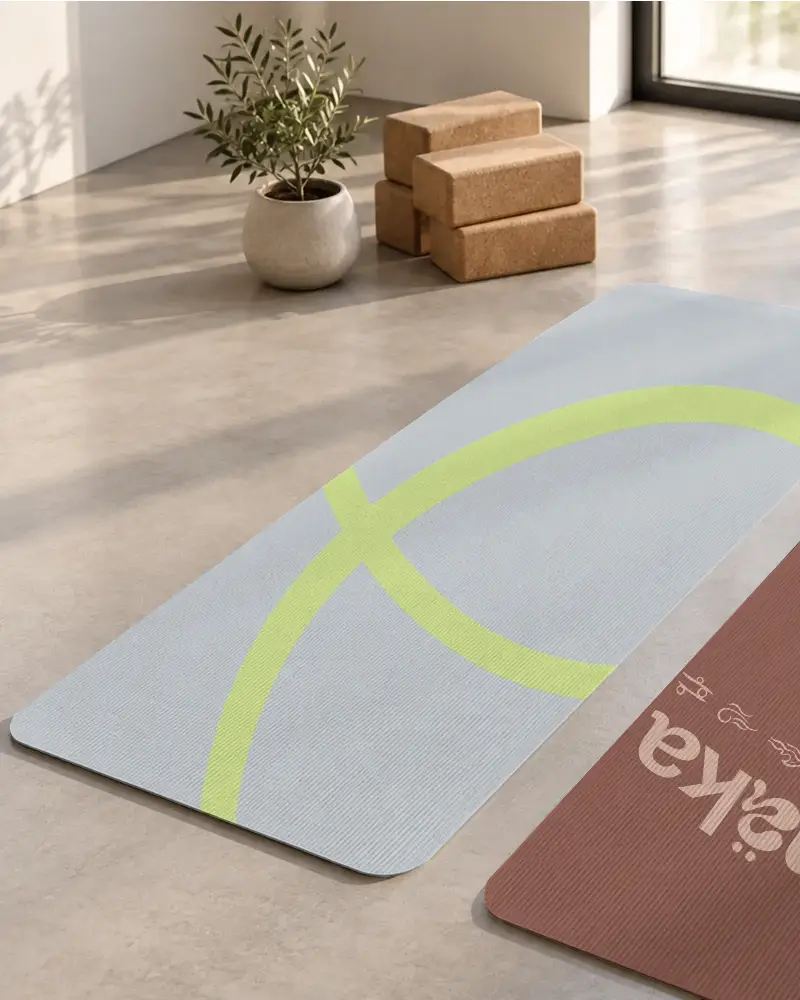 Non Slip Yoga Mat Mockup With Natural Daylight For Home Or Studio Yoga Practice