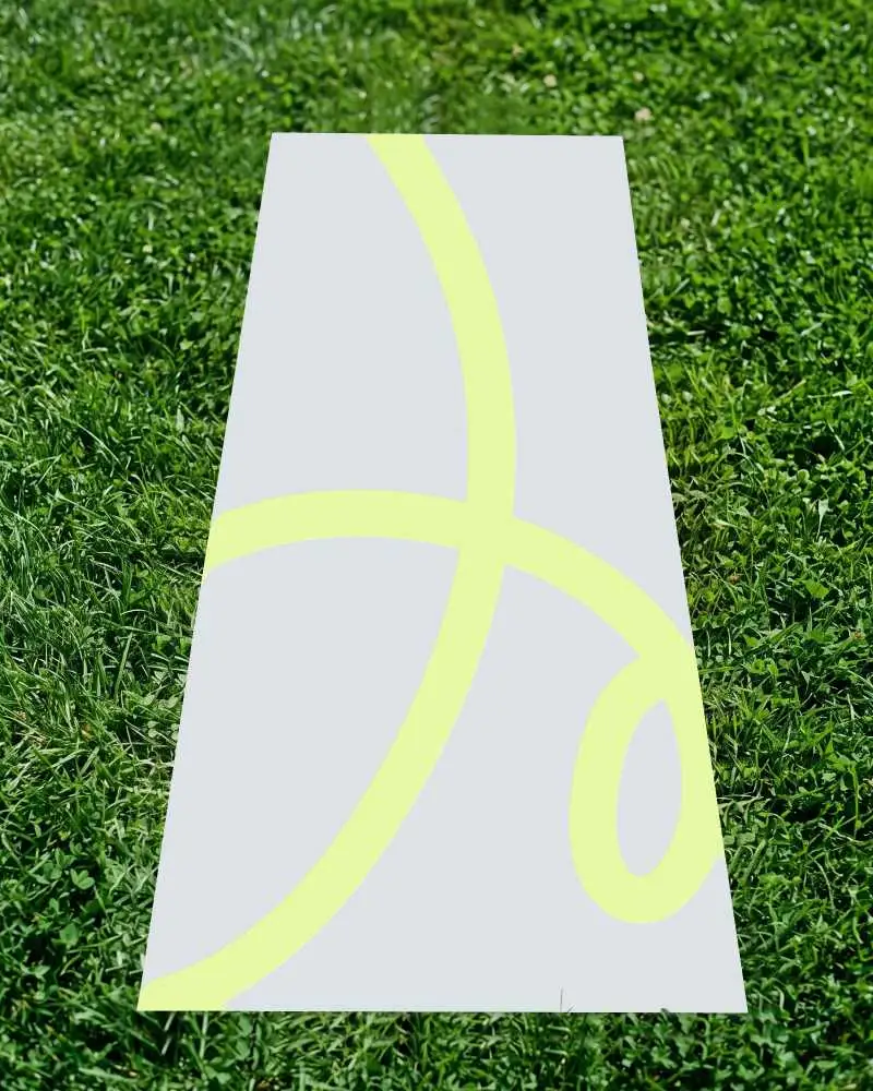 Premium Yoga Mat Mockup For Outdoor Fitness And Mindfulness Practice Website Promotion