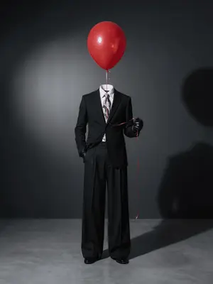 Replace the outfit while maintaining the consistency and the structure