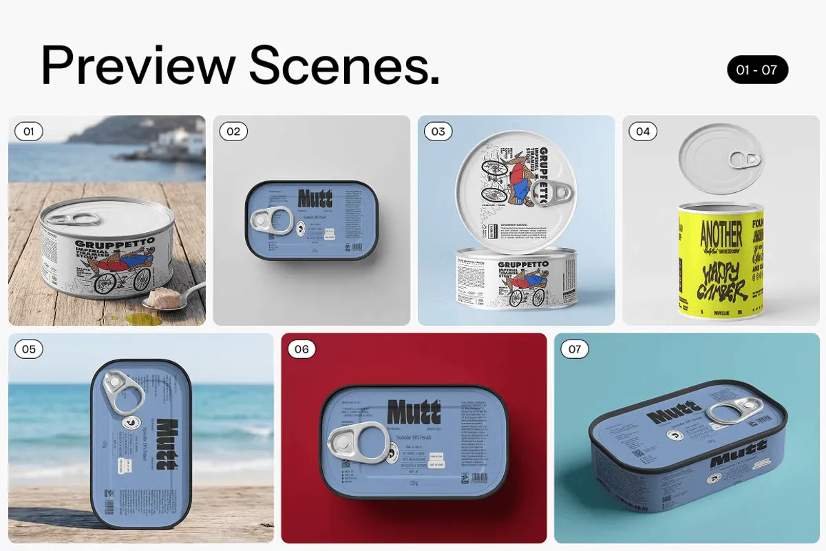 Tin Can Mockup Bundle — preview 2