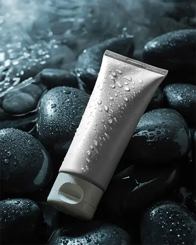 premium-liquid-skin-care-cosmetic-tube-mockup-on-wet-minimalist-stone-surface-for-branding