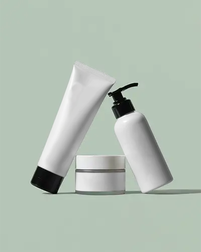 Elegant Cosmetic Packaging Mockup With Pump Tube And Jar For Skin Care Products