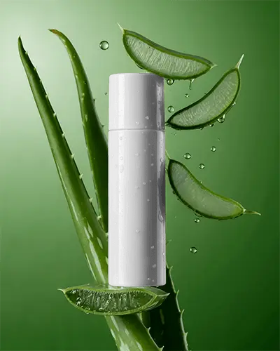 serum-bottle-cosmetic-mockup-with-water-droplets-against-fresh-aloe-vera-leaves-on-bright-vibrant