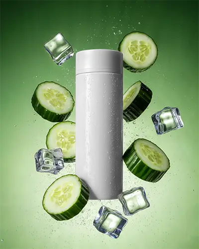 natural-skincare-cosmetic-bottle-mockup-with-cucumber-extract-and-refreshing-cooling-effect-elements