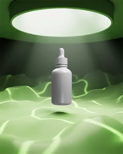 Clean Minimalistic Dropper Bottle Mockup Suitable For Product Branding And Marketing Presentations