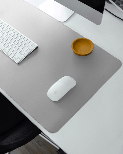 Flatlay Gaming Pad With Pc Setup