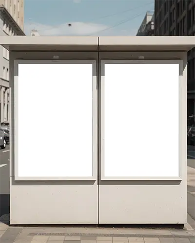 Urban Outdoor Poster Mockups For Advertising And Marketing Campaigns On City Streets