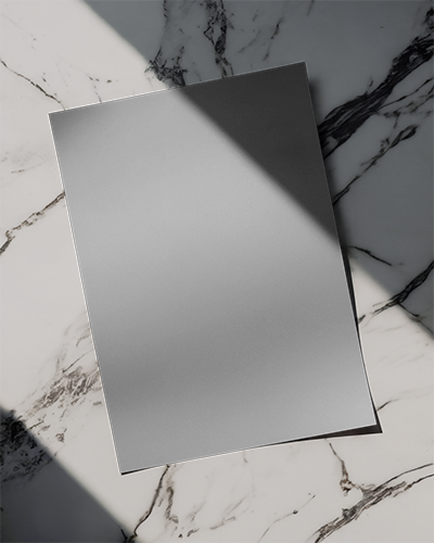 High Quality Blank Poster Showcase On Marble Background Photorealistic Stylish Design