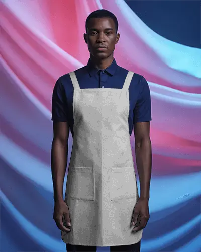 Professional Strap Apron Mockup With Front Pockets For Chefs And Crafters Easy To Customize