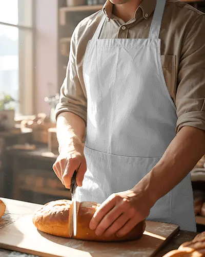 Professional Cooking Apron Mockup For Baking Chef Service And Commercial Kitchen Use