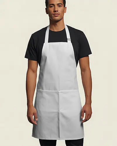 Professional Chef Apron Mockup With Adjustable Strap For Kitchen Cooking And Baking Use