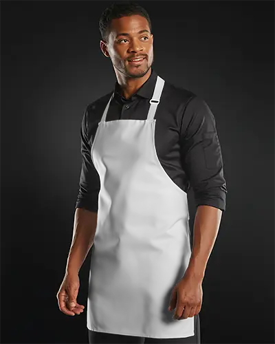Versatile Adjustable Neck Strap Apron Mockup For Crafting Cooking And Barbecue Activities