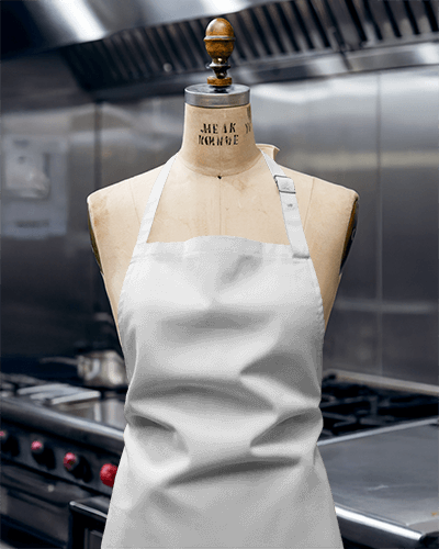Culinary Wear Apron Mockup Kitchen Setting