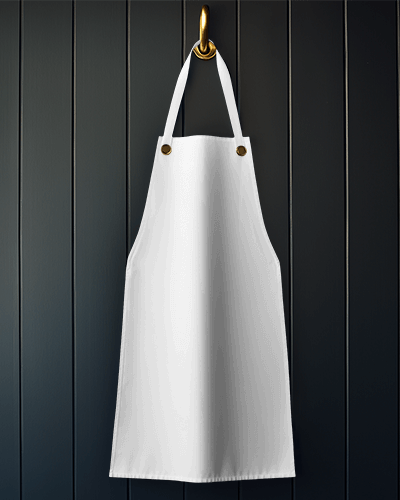 Coffee Lover Apron Mockup Door Hanging