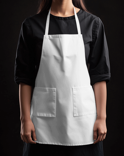 Barista Apron Mockup Coffee Lover Theme