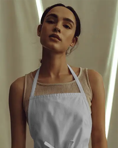 Stylish Functional Apron Mockup For Cooking Baking Painting And Craft Projects Unisex Use