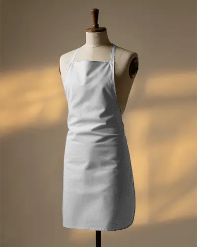 Stylish Solid Color Apron Mockup For Chefs Baking And Crafters Uniforms