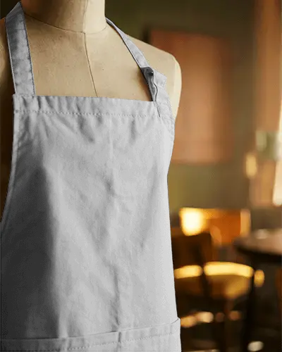 Durable Apron Mockup For Custom Branding Promotions Wear In Kitchen Or Professional Catering Settings