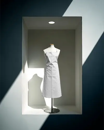 Modern Clean Kitchen Apron Mockup For Chefs And Home Cooking Durable Material Designs