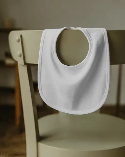 Soft Breathable Baby Bib With Adjustable Closure For Infants And Toddlers