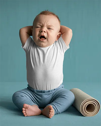 Adorable Baby Wearing Comfortable Soft Cotton Tee Perfect For Everyday Little Toddlers