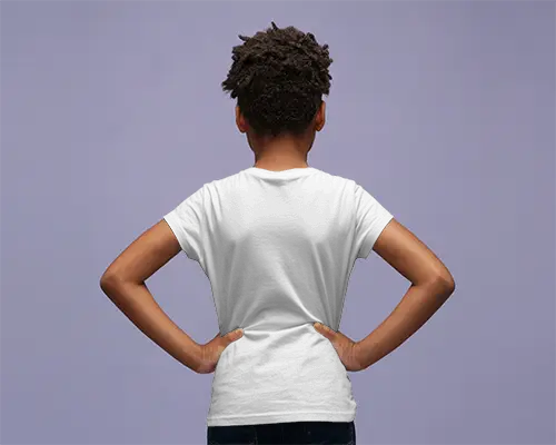 Soft Baby Tee Mockup For Toddlers With Plain Back Design And Relaxed Fit For Active Playtime