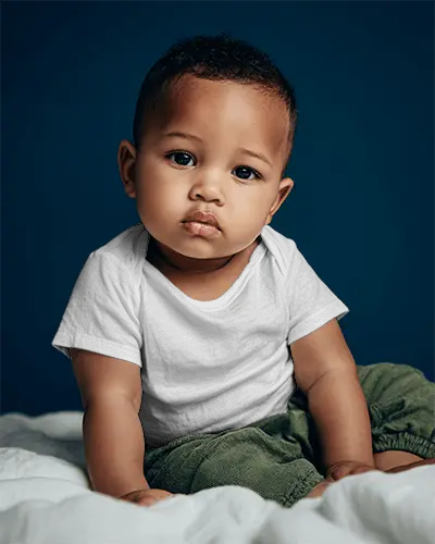 Baby Tee Mockup For Custom Baby Clothing Design High Quality Short Sleeve Baby Tee