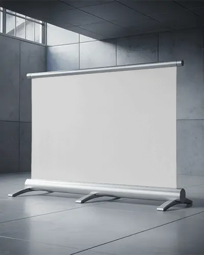 Portable Retractable Banner Stand For Trade Shows And Marketing Events Display