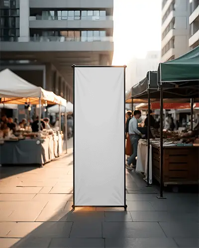 vertical-banner-mockup-display-stand-for-outdoor-markets-and-event-promotion-on-pavement
