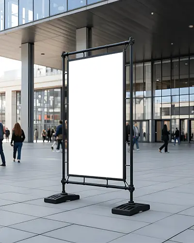 outdoor-advertising-banner-mockup-urban-pedestrian-area-promotional-mockup